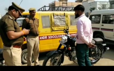 कैराना: बुलेट से निकाली पटाखे की आवाज, पुलिस ने काटा 7100 का ई चालान