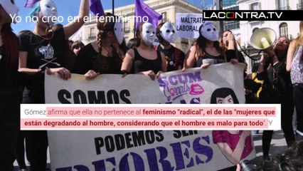 La actriz Macarena Gomez rechaza al feminismo radical que dice que el "hombre es malo"
