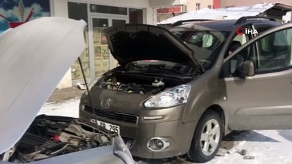 Erzurumlular Soğukla Mücadele Ediyor