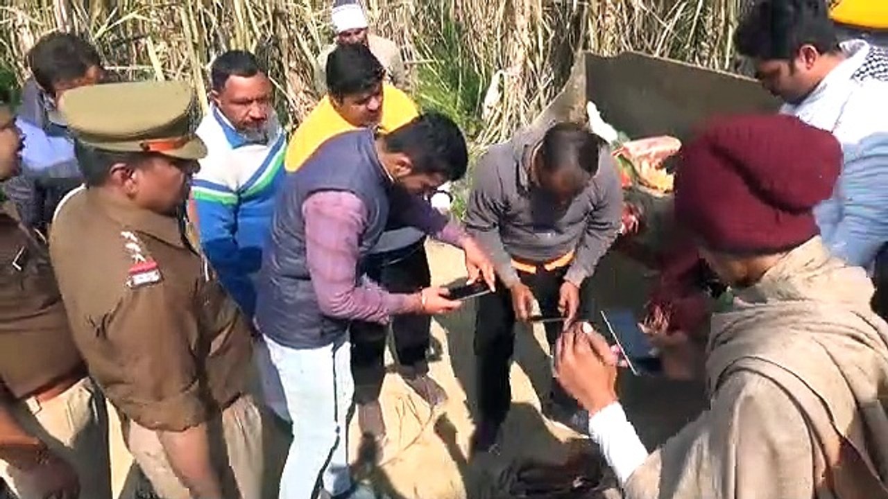 शामली में गोवंश कटान पर बजरंग दल का हंगामा