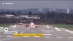 Des avions en grande difficulté face à la tempête Ciara au Royaume-Uni