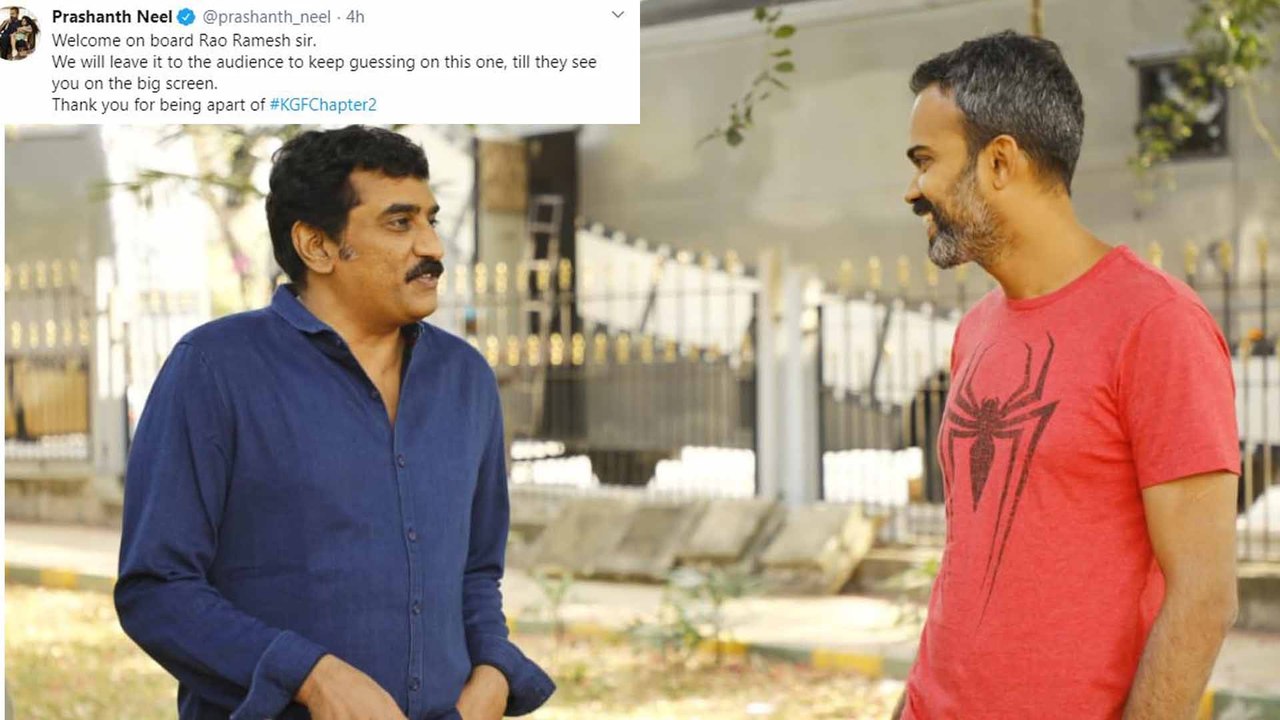 KGF 2 : Famous Telugu actor joins KGF team | KGF2 | Telugu | Rao Ramesh  | Yash | Prashanth neel