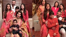 Karisma Kapoor's children Samaira & Kiaan celebrate Diwali with step mother; Check out | FilmiBeat