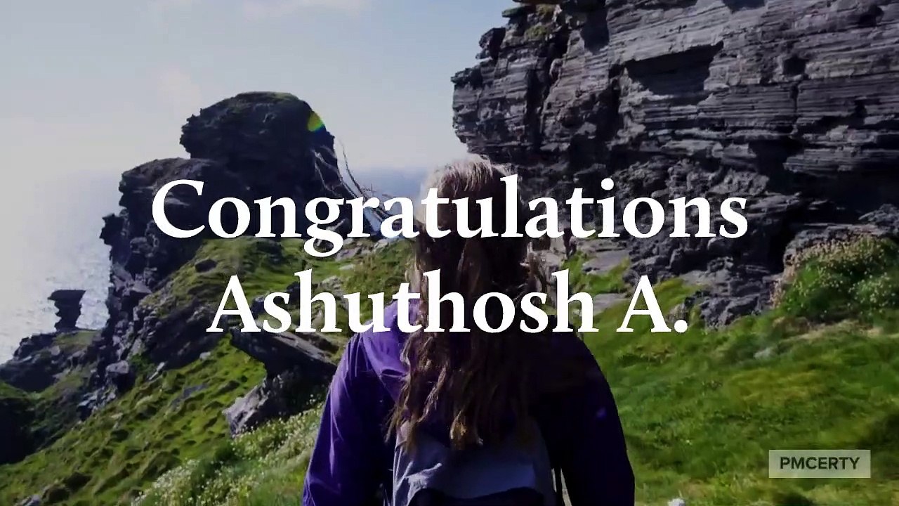 Congratulations Ashuthosh A.