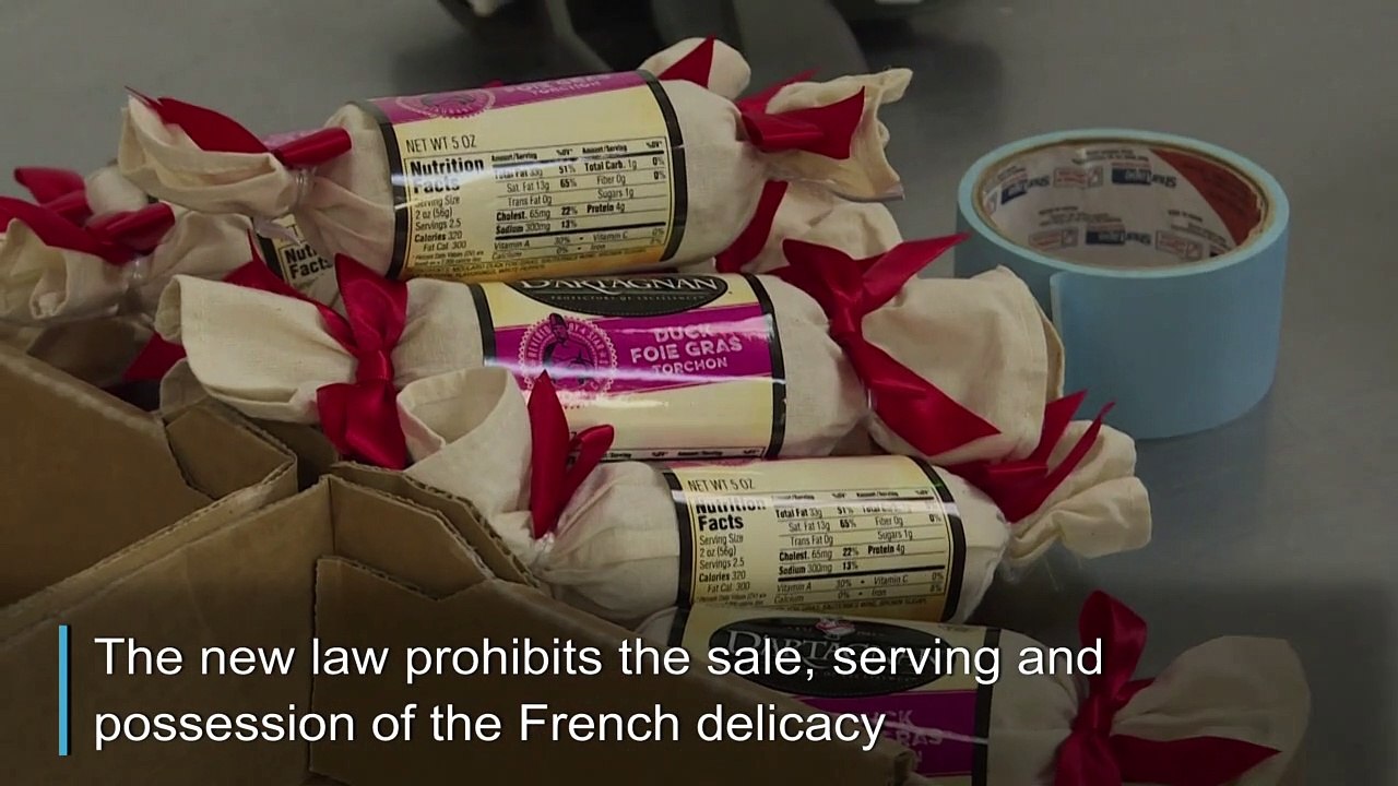 New York bans foie gras on animal cruelty grounds