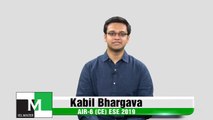 IES/ESE 2019 Topper - Mr Kabil Bhargava AIR-6 (CE) - Topper's Interview IES Master