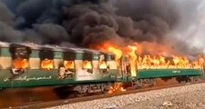 Son dakika: Pakistan'da tren faciası: Hayatını kaybedenlerin sayısı 65'e yükseldi