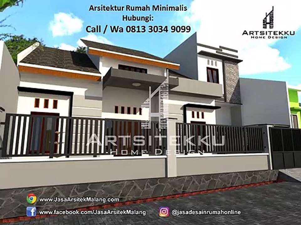 CALL/WA 0813 3034 9099 (Nayla) Sketsa Rumah Malang
