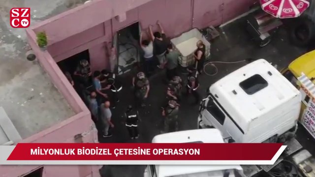 Milyonluk biodizel çetesine operasyon