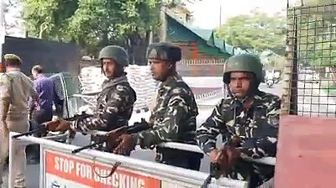 Hight Alert in Jammu Kashmir