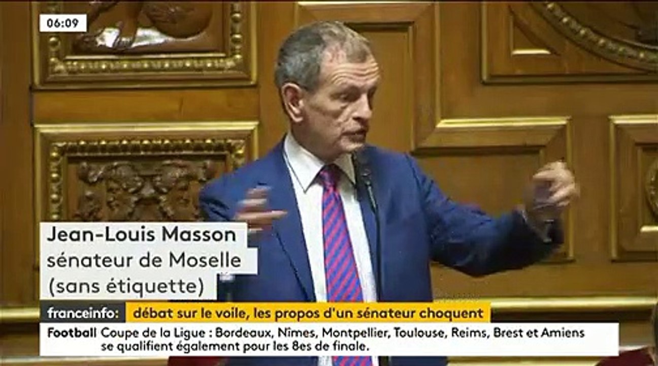 Révolte au Sénat quand un sénateur compare les mères voilées en sortie scolaire à des "sorcières d'Halloween" : "Si elles ne sont pas contentes qu'elles rentrent chez elles !"