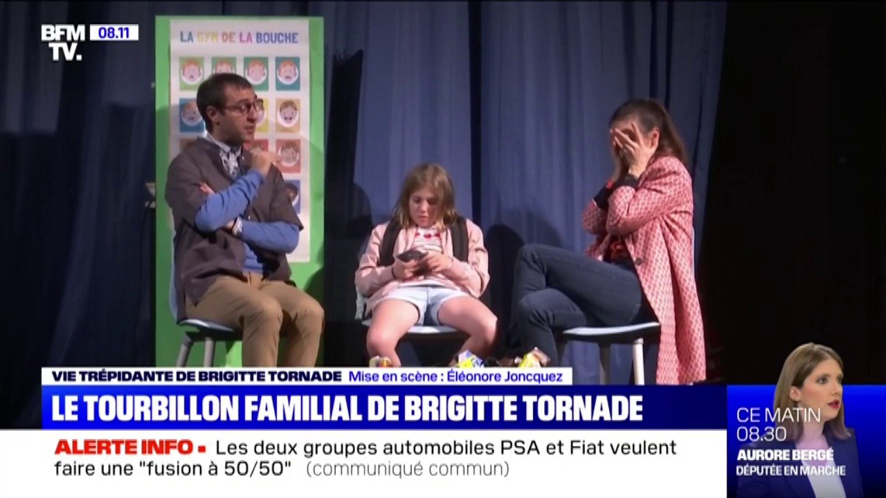 "La vie trépidante de Brigitte Tornade" ou le portrait d'une famille de notre époque décortiqué sur scène avec humour