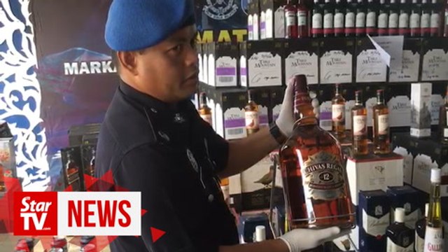 RM1.6mil worth of contraband liquor and vehicles seized