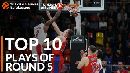 Turkish Airlines EuroLeague Regular Season Round 5 Top 10 Plays