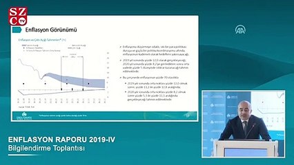 Enflasyon raporu açıklandı