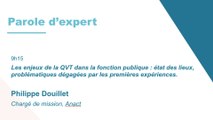 Parole d’expert : Les enjeux de la QVT dans la fonction publique : état des lieux, problématiques dégagées par les premières expériences - Journée EMRH du 1er octobre 2019