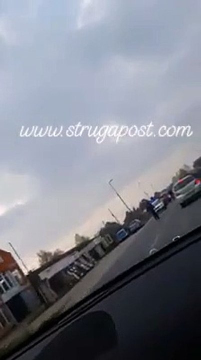 Сообраќајна несреќа на влез во Струга