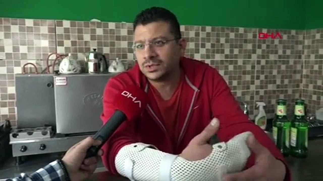 Elinde patlayan soda şişesi kabusu oldu!