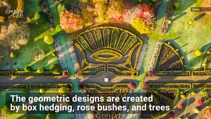 Stunning Aerial Shots Capture Famous Scotland Garden in Unique Light
