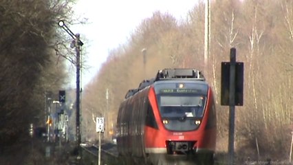 BR644 Talent auf der Voreifelbahn beim Bahnhof Kottenforst. Damals noch mit Formsignalen.