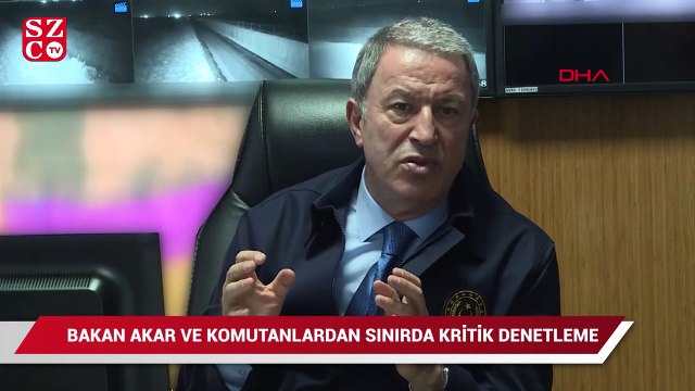 Bakan Akar ve komutanlardan sınırda kritik denetleme