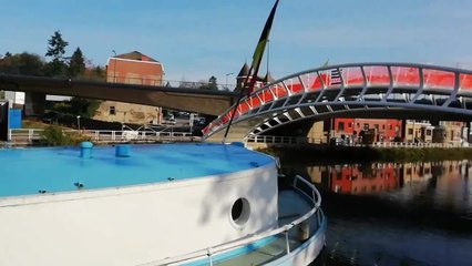 Passerelle Thuin en matinée