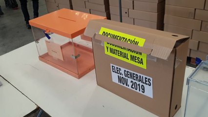 Delegación de Gobierno prepara las papeletas del 10-N