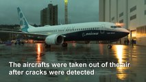 Boeing says up to 50 planes grounded globally over cracks
