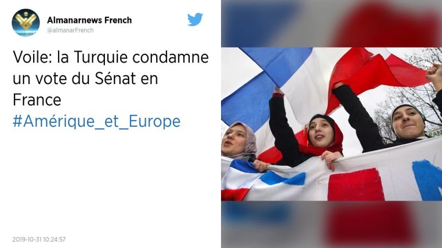 Interdiction du voile pendant les sorties scolaires : la Turquie condamne le vote du Sénat en France