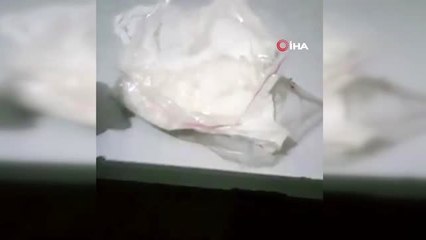 Taksiden indirilen İranlı yolcuda 124 gram metamfetamin ele geçirildi