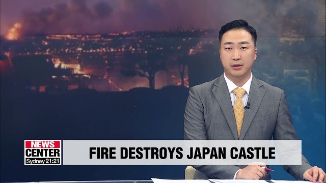 Fire destroys Japan's Shuri Castle