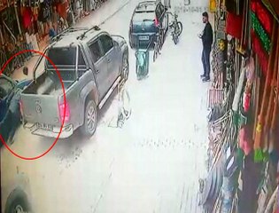 Vicdansız sürücü arkasına bile bakmadan kaçtı