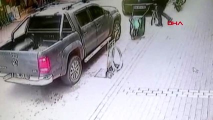 Bursa yaşlı adamın yaralandığı kaza kamerada