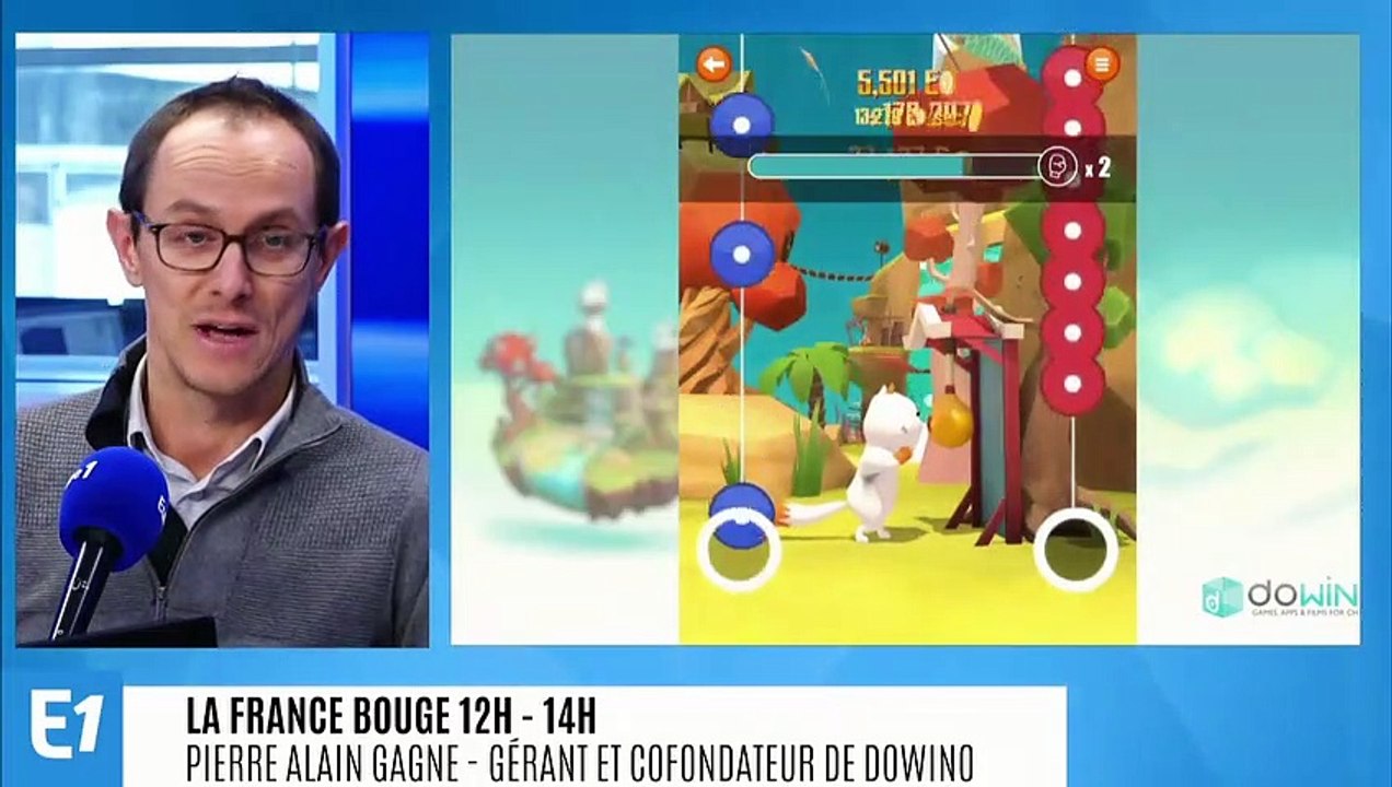 Pierre Alain Gagne, gérant et cofondateur de DOWiNO, entreprise spécialisée dans la création de serious games à impact social qui a créé Smokitten, le jeu vidéo pour arrêter de fumer