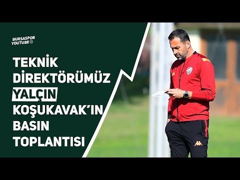 Teknik Direktörümüz Yalçın Koşukavak Bayburt Özel İdarespor Maçı Öncesi Basın Toplantısı Düzenliyor