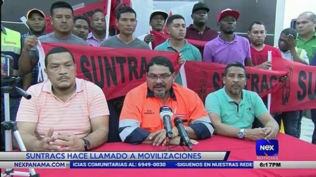 Suntracs hace llamado a movilizaciones - Nex Noticias