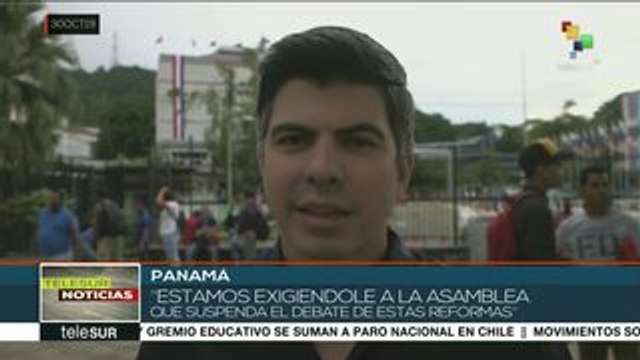 Panameños toman las calles para rechazar reformas impuesta por el Gob.