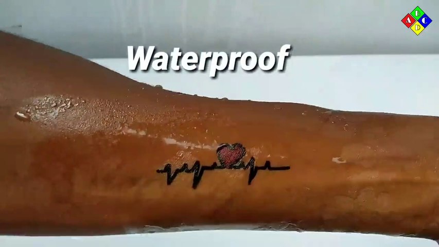 How To Make Tattoo At Home with pen - diy Tattoo with pen - video  Dailymotion