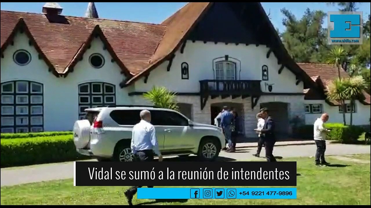 Vidal se incorporó a la reunión de los intendentes