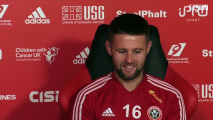 Burnley-born midfielder Oliver Norwood watched Clarets win against his current side Sheffield United at Wembley stadium