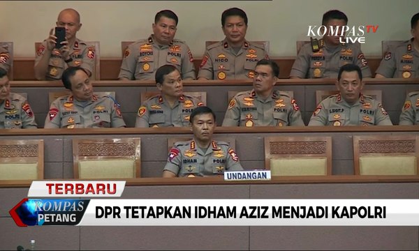 DPR Sahkan Komjen Idham Azis Sebagai Kapolri