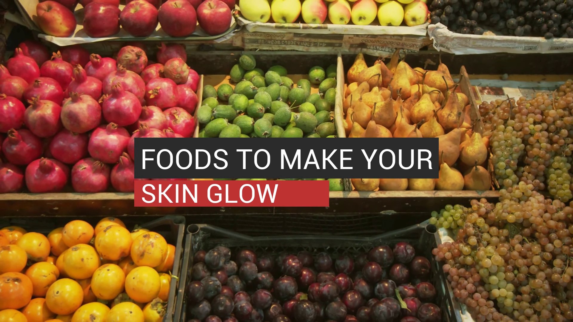 ⁣Foods To Make Your Skin Glow