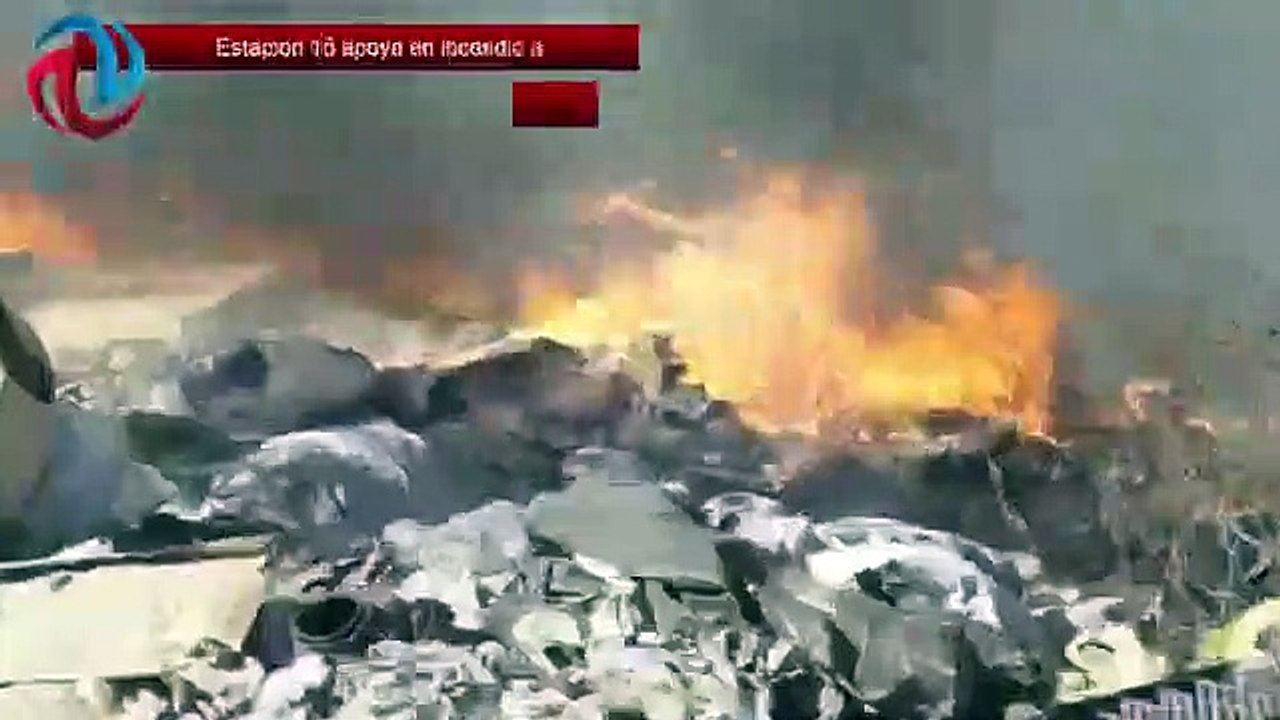 Estación 15 apoya en incendio a Bomberos de Rosarito