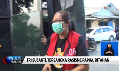 Tri Susanti, Tersangka Rasisme Papua Ditahan