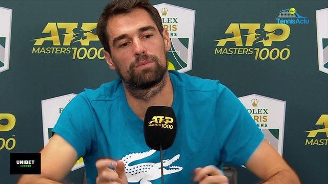 Rolex Paris Masters 2019 - Jérémy Chardy sur Christian Garin : Déjà, je ne l'aime pas en plus...