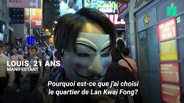 À Hong Kong, la police face aux masques d'Halloween
