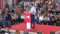 Sánchez asegura que el proyecto político de Pablo Iglesias es frenar al PSOE