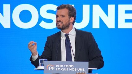 Casado pide aglutinar el voto en la "casilla" del PP