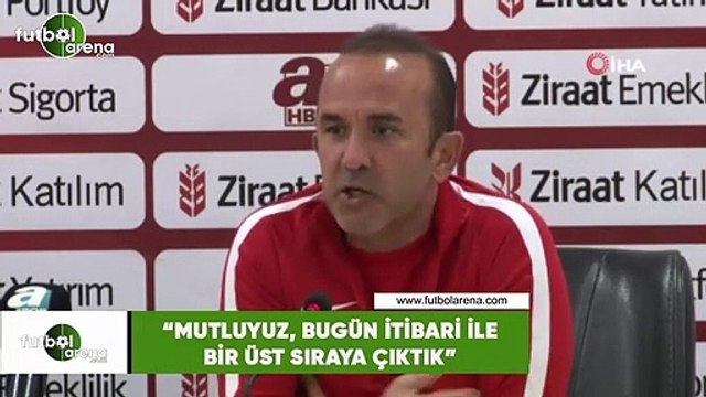 Mehmet Özdilek: Mutluyuz, bugün itibari ile bir üst sıraya çıktık