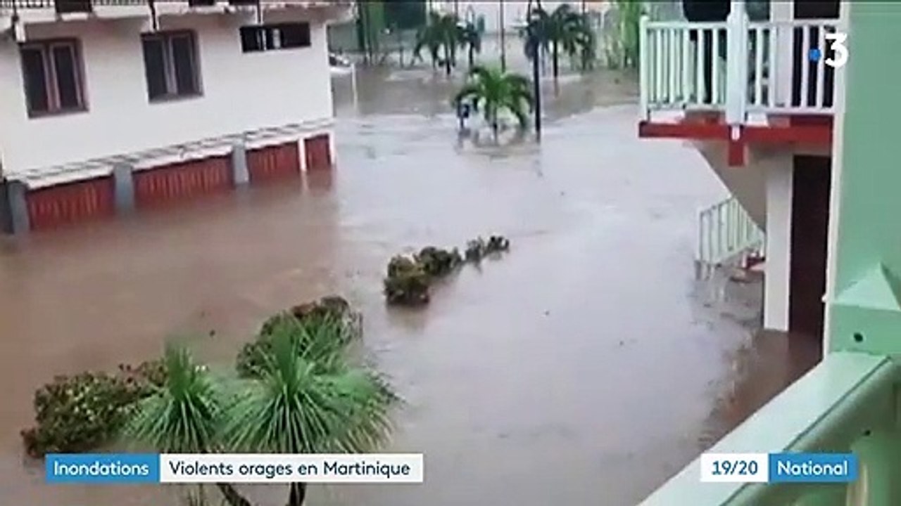 Martinique : l'île face à de très forts orages